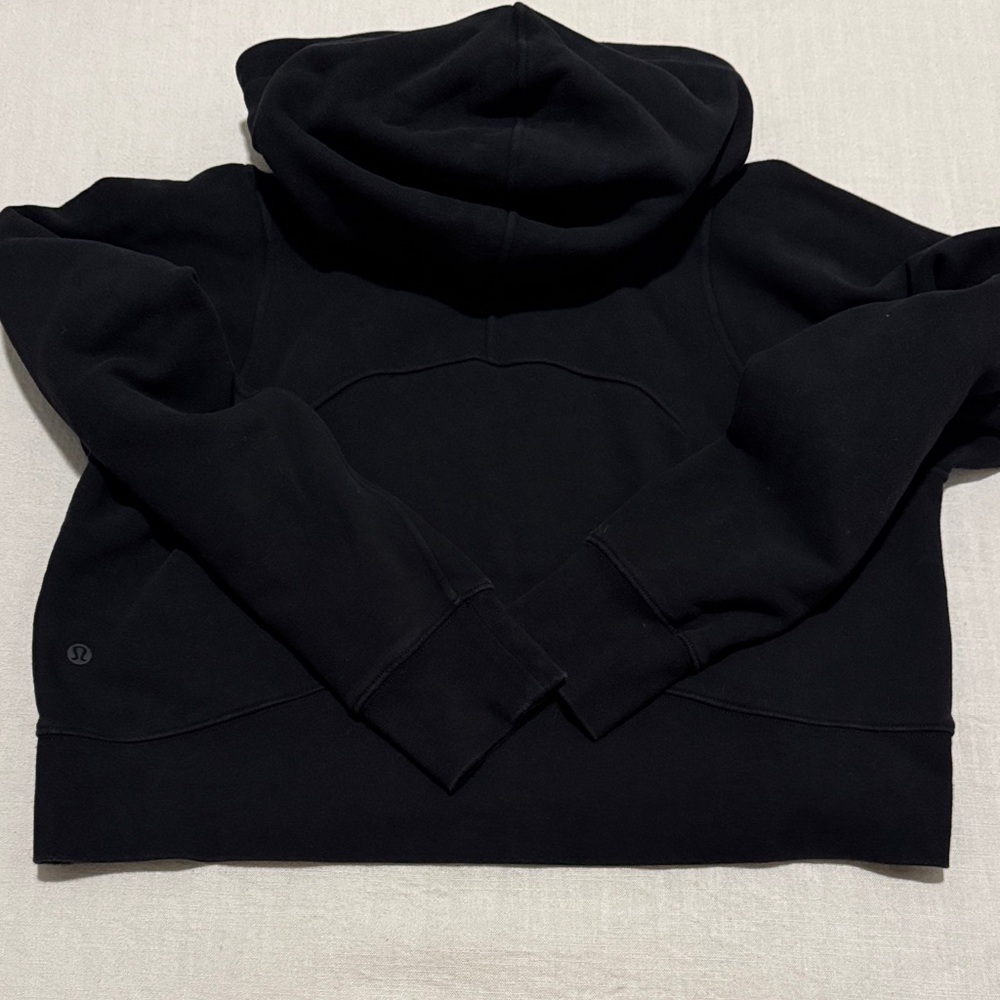 Lululemon Cropped Black Hoodie